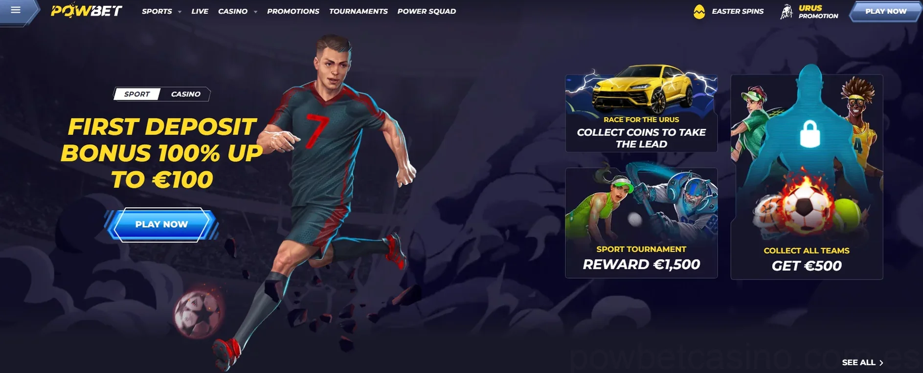 Powbet Casino Bienvenida